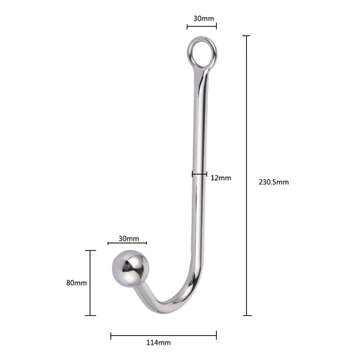Collar Anal Hook 5334 Beaded with Cuffs Elegant and 0731